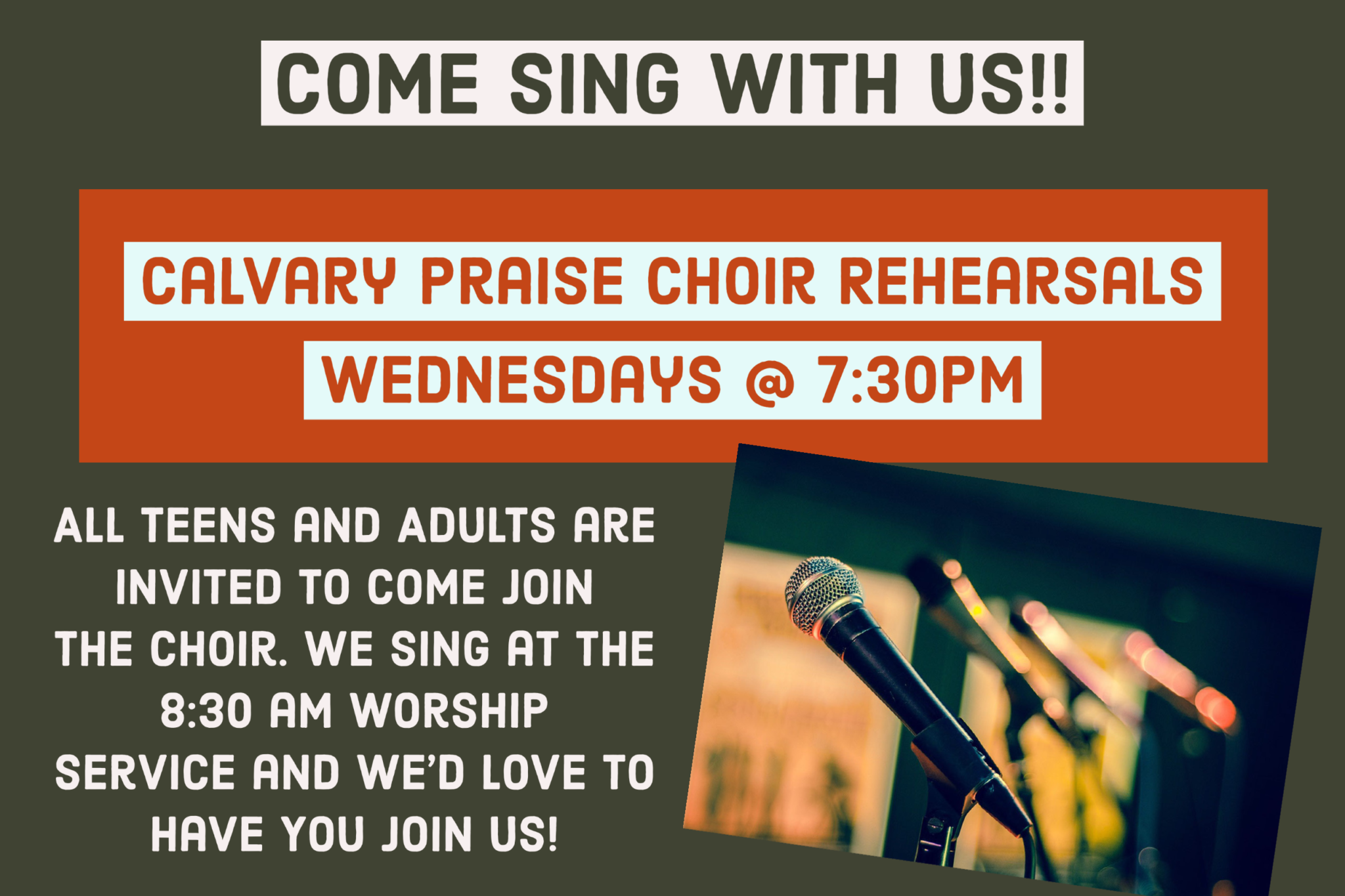 Upcoming events – Calvary Baptist Church of Charlotte